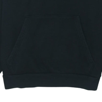 Adidas Men's Black Medium Pullover Hoodie with Logo and Kangaroo Pocket