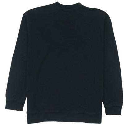 Adidas Women's Black Crew Neck Long Sleeve Pullover Sweatshirt Size 16