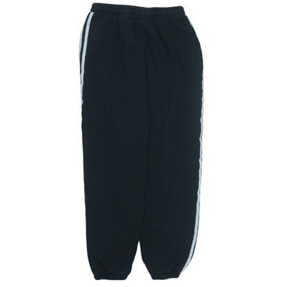 adidas Womens Black Size 10 Track Pants with 3 Stripes