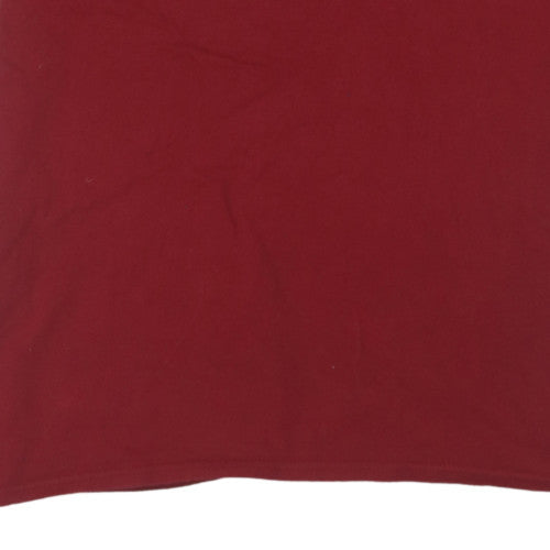 Champion Men's Red XL Crew Neck Cotton T-Shirt