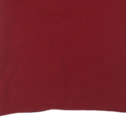 Champion Men's Red XL Crew Neck Cotton T-Shirt