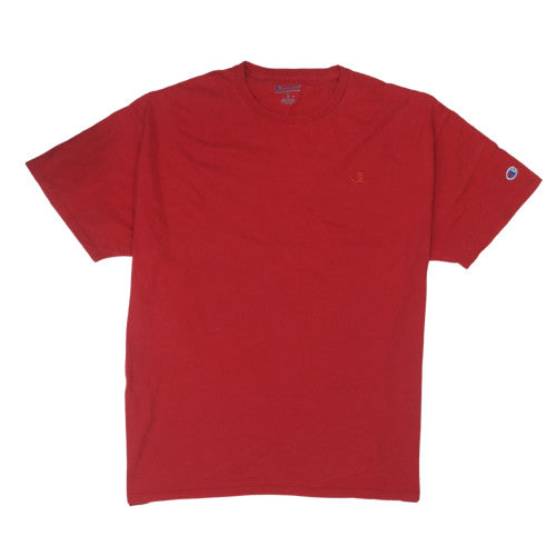 Champion Mens Red XL Authentic Athleticwear Cotton T-Shirt