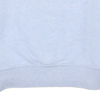 Nike Womens Light Grey Cotton Blend Crew Neck Sweatshirt S