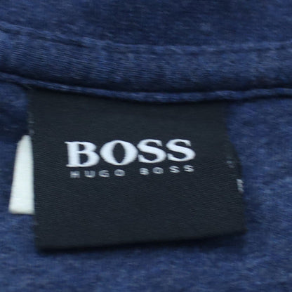 Hugo Boss Men's Blue Full Zip Sweatshirt XL Logo Detail