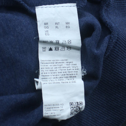 Hugo Boss Men's Blue Full Zip Sweatshirt XL Logo Detail