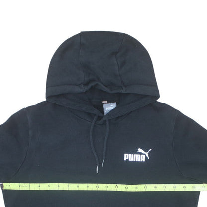 Puma Men’s Black Pullover Hoodie S Regular Fit Fleece Sportswear
