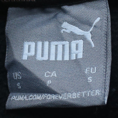 Puma Men’s Black Pullover Hoodie S Regular Fit Fleece Sportswear