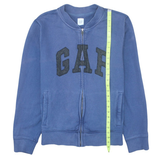 GAP Men's Blue Full Zip Logo Sweatshirt Size M