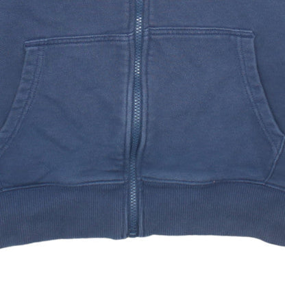 Tommy Jeans Men's Blue Full Zip Sweatshirt M Collared Fleece