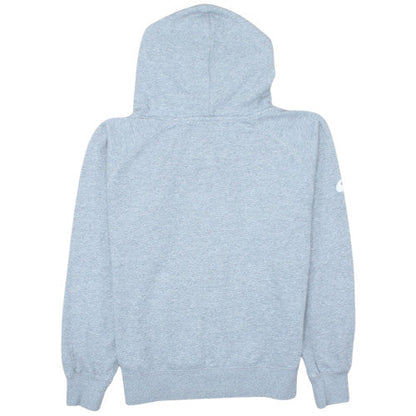ASICS Women Grey Pullover Hoodie Medium Hooded Sweatshirt