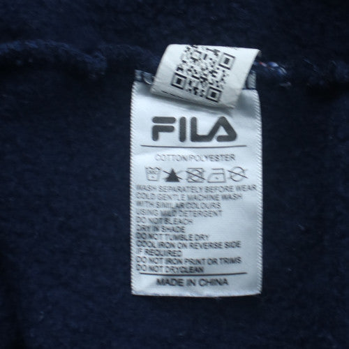 FILA Mens Blue Small Pullover Sweatshirt Logo Graphic