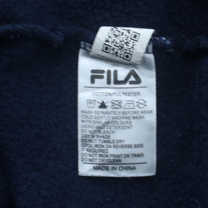 FILA Mens Blue Small Pullover Sweatshirt Logo Graphic
