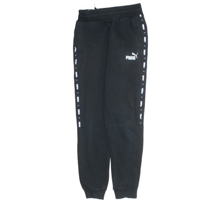 Puma Men's Black Jogger Sweatpants Size S Tapered Fit Activewear