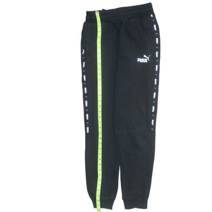 Puma Men's Black Jogger Sweatpants Size S Tapered Fit Activewear