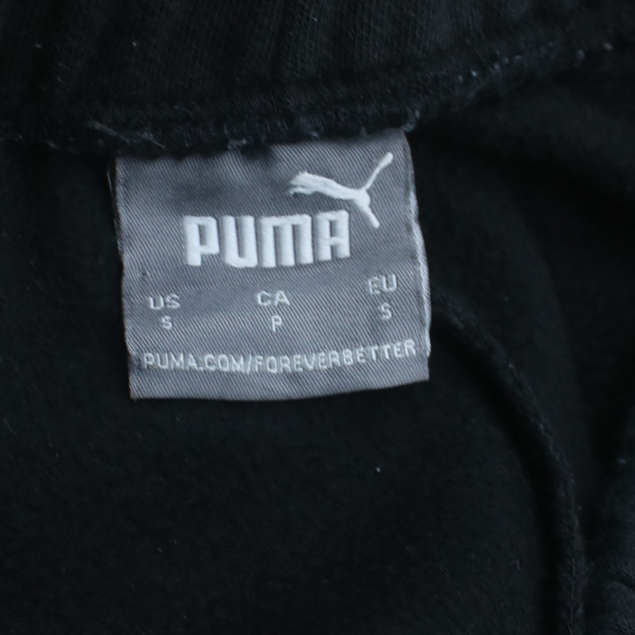 Puma Men's Black Jogger Sweatpants Size S Tapered Fit Activewear
