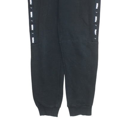 Puma Men's Black Jogger Sweatpants Size S Tapered Fit Activewear