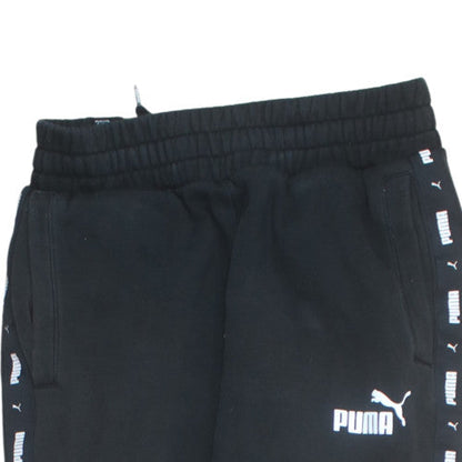 Puma Men's Black Jogger Sweatpants Size S Tapered Fit Activewear