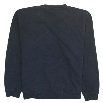 Ellesse Women Black Sport Logo Pullover Sweatshirt UK 16