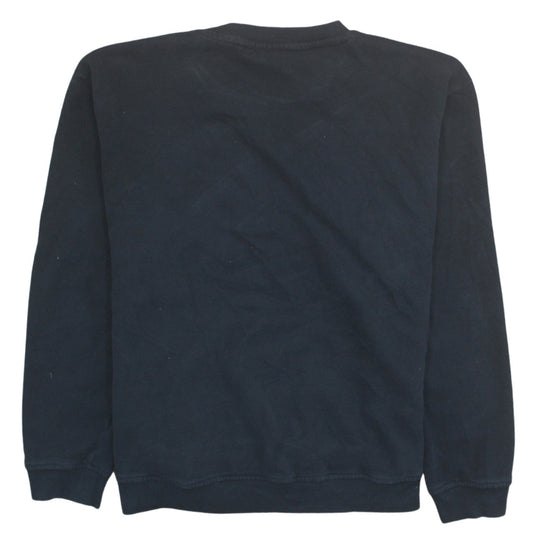 Ellesse Women Black Sport Logo Pullover Sweatshirt UK 16