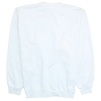 Nike Men's White XL Crew Neck Pullover Sweatshirt