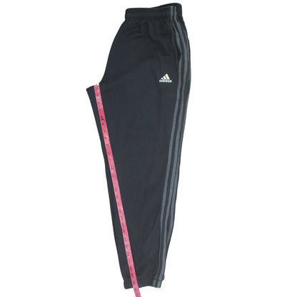 Adidas Mens Black Logo Tracksuit Joggers L Regular Fit