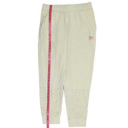 Fila Men Beige Jogger Trousers M Regular Fit Activewear