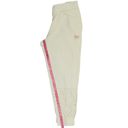 Fila Men Beige Jogger Trousers M Regular Fit Activewear