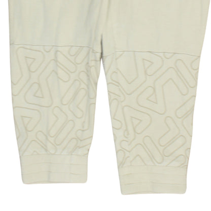 Fila Men Beige Jogger Trousers M Regular Fit Activewear
