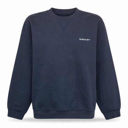Reebok Men's Blue Small Essentials Crew Neck Sweatshirt