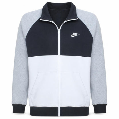 Nike Men's Black XL Full Zip Fleece Sweatshirt Jacket