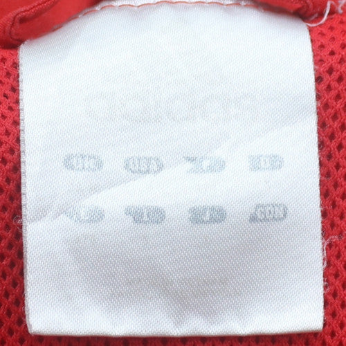 Adidas Men Red Full Zip Sports Sweatshirt Jacket M