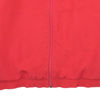 Adidas Men Red Full Zip Sports Sweatshirt Jacket M