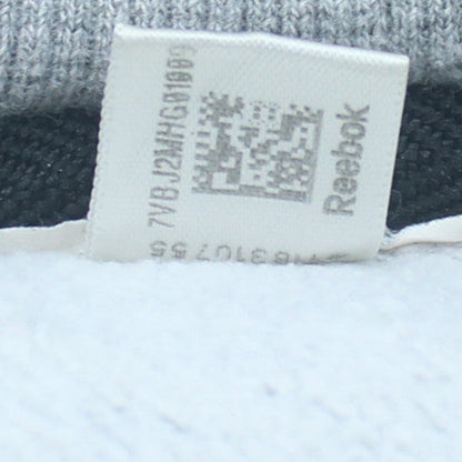 Reebok Mens Grey Crew Neck Pullover Sweatshirt XXL Regular Fit