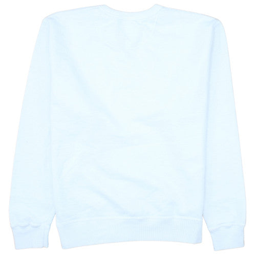 Champion Men's White Crew Neck Pullover Sweatshirt Size M
