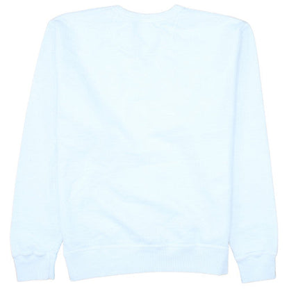 Champion Men's White Crew Neck Pullover Sweatshirt Size M