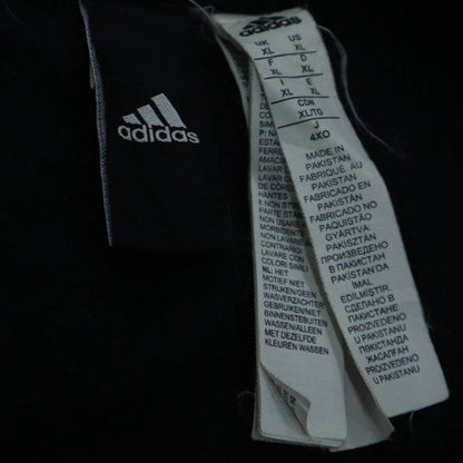 Adidas Mens Black XL Crew Neck Pullover Sweatshirt Classic Style