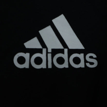 Adidas Mens Black XL Crew Neck Pullover Sweatshirt Classic Style