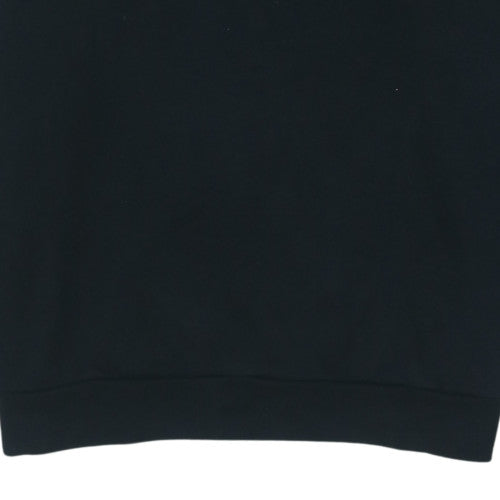 Adidas Mens Black XL Crew Neck Pullover Sweatshirt Classic Style