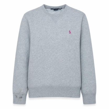 Ralph Lauren Sport Women's Grey Crew Neck Pullover Sweatshirt Size M