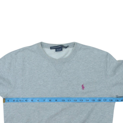 Ralph Lauren Sport Women's Grey Crew Neck Pullover Sweatshirt Size M