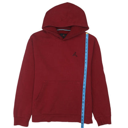 Jordan Mens Red Pullover Hoodie L Regular Fit Sports Fleece