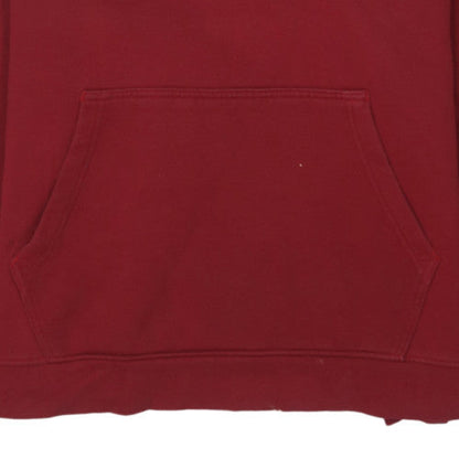 Jordan Mens Red Pullover Hoodie L Regular Fit Sports Fleece