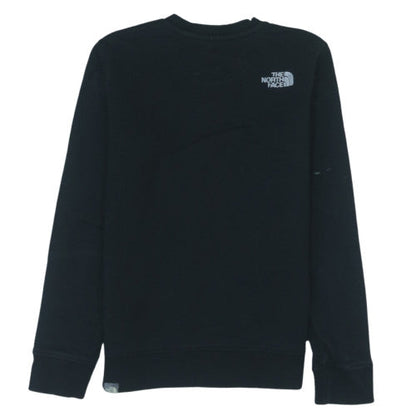 The North Face Boys Black L Sweatshirt Crew Neck Cotton Pullover