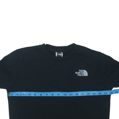 The North Face Boys Black L Sweatshirt Crew Neck Cotton Pullover