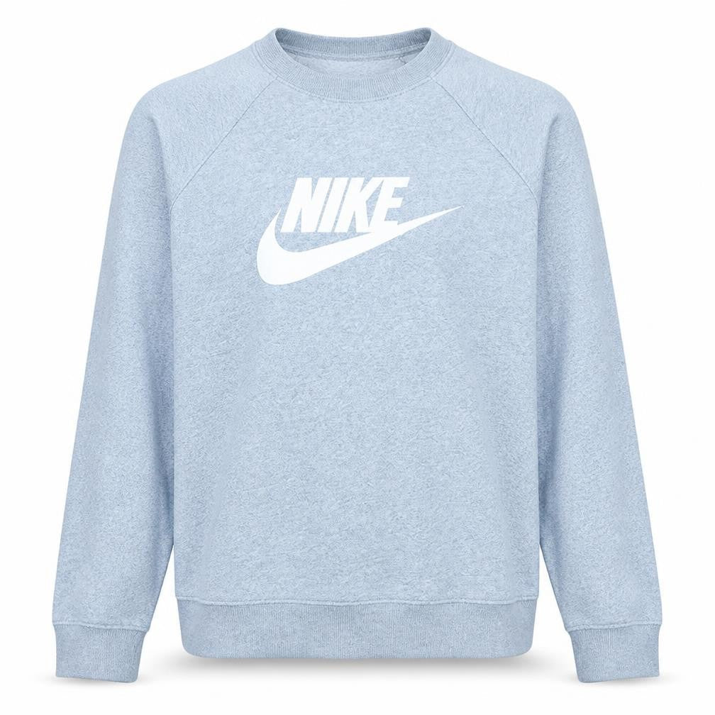 Nike Men's Grey Logo Crew Neck Pullover Sweatshirt Size L
