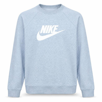 Nike Men's Grey Logo Crew Neck Pullover Sweatshirt Size L