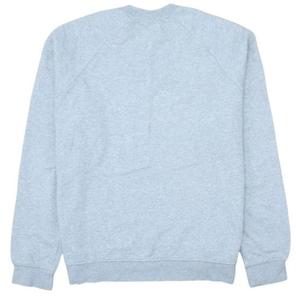 Nike Men's Grey Logo Crew Neck Pullover Sweatshirt Size L