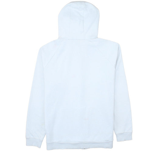 Under Armour Womens White XL Full Zip Hoodie Cotton Blend