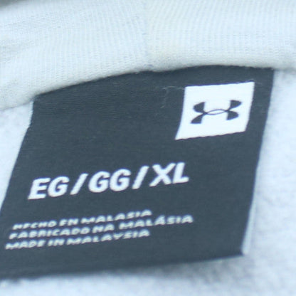 Under Armour Womens White XL Full Zip Hoodie Cotton Blend