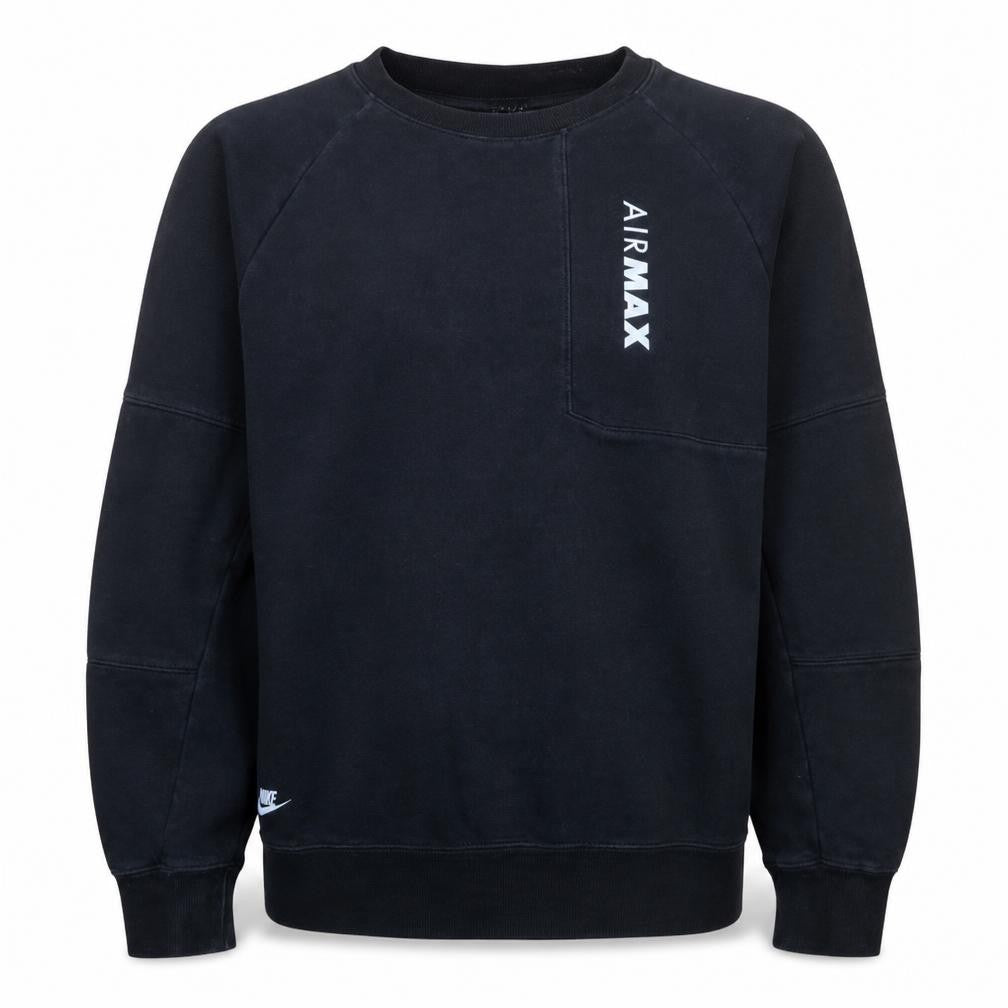 Nike Air Max Men's Black Crew Neck Sweatshirt Size M